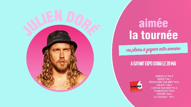 Gagnez vos places pour Julien Doré à Gayant Expo le 20 Mai