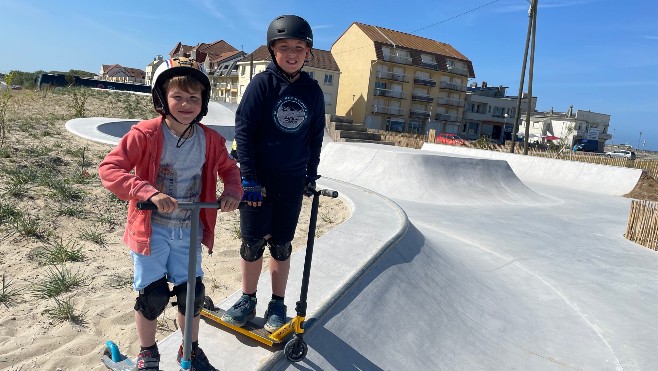 A Stella-plage: le skate park du front de mer fait déjà le bonheur des riders 