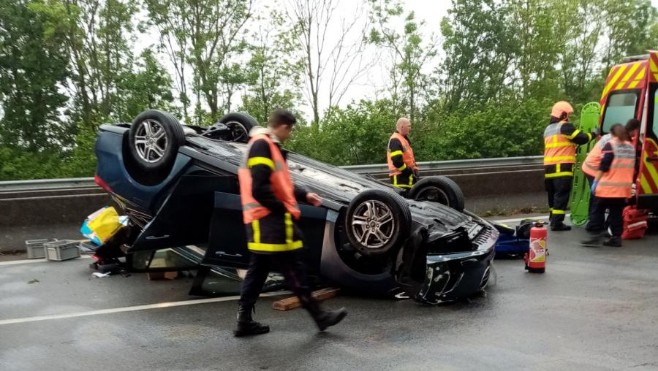 La pluie battante a provoqué 3 accidents sur l'A16 ce matin