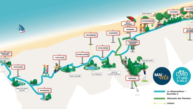Partez à la découverte de 13 communes du Dunkerquois à Vélo !