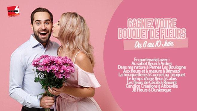 Votre bouquet de fleurs à gagner cette semaine avec nos artisans fleuristes