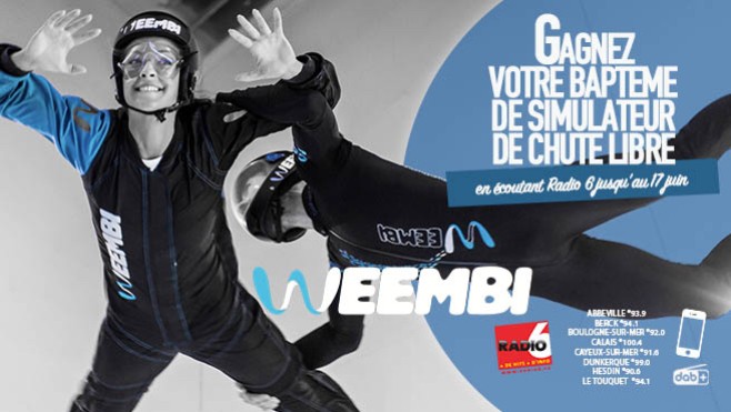 Gagnez votre vol en simulateur de chute libre avec Weembi