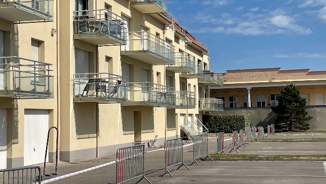 Berck sur mer : un balcon s'effondre d'un immeuble 