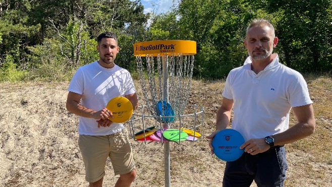 Un parcours de disc golf vient d'ouvrir à Merlimont