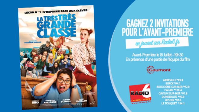 Jeu Web - Gagnez 2 places pour l'avant-première du film TRES TRES GRANDE CLASSE au Gaumont Cité Europe