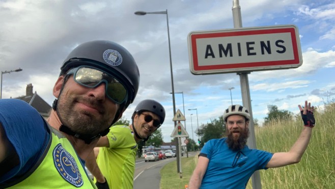 Après avoir parcouru 13.000 km à vélo à travers l'Europe, Jean Boujonnier, est de retour dans la Somme 