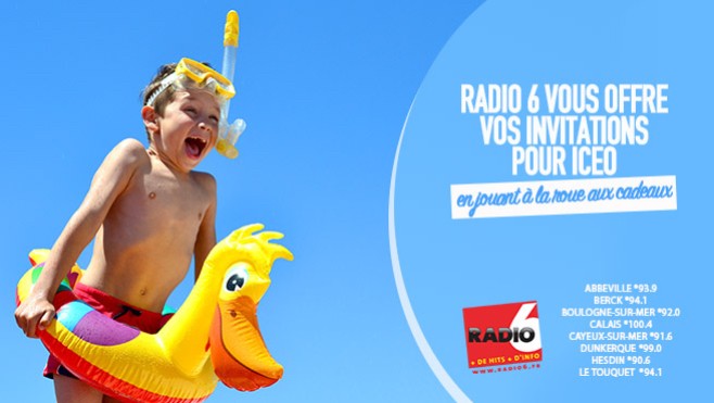 Vos entrées pour ICEO CALAIS à gagner cet été avec Radio 6