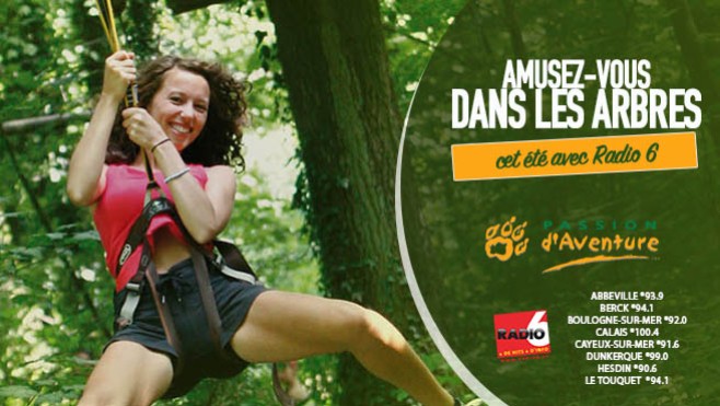 Passez un moment dans les arbres avec PASSION D'AVENTURE à Guines et Ohlain