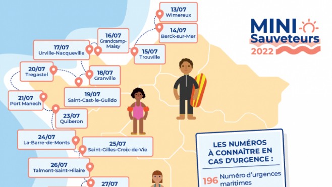 La tournée des plages de la MACIF et des sauveteurs SNSM à Wimereux et Berck cette semaine