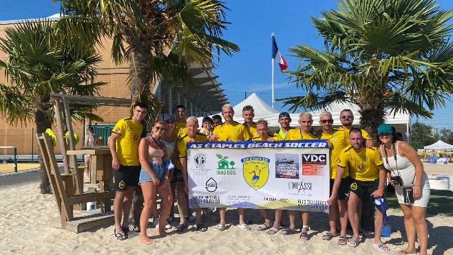 L'AS Etaples est vice championne de France de Beach Soccer