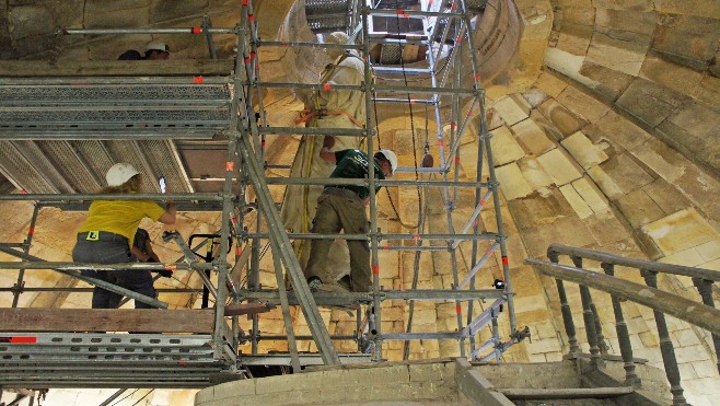 Boulogne: la statue de la Vierge a retrouvé son emplacement