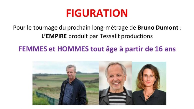Casting: des figurants recherchés pour le prochain film de Bruno Dumont