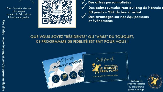 Le Touquet lance sa propre carte de fidélité