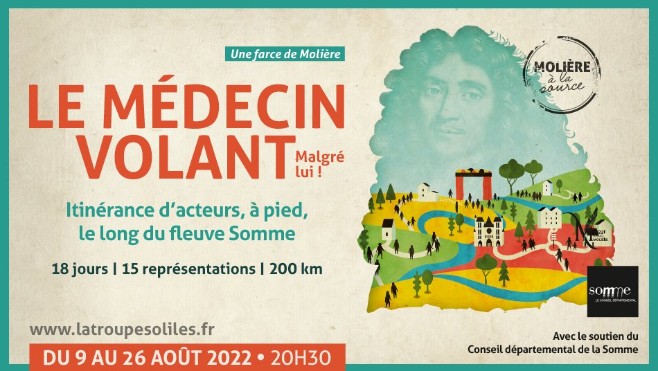 Comme Molière, une troupe de comédiens est partie en tournée dans la Somme en marchant !