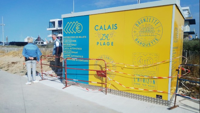 Calais : mise en service demain du distributeur automatique de billets sur le front de mer