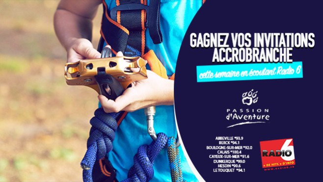 Gagnez vos invitations pour le parcours accrobranche de Guines et Olhain