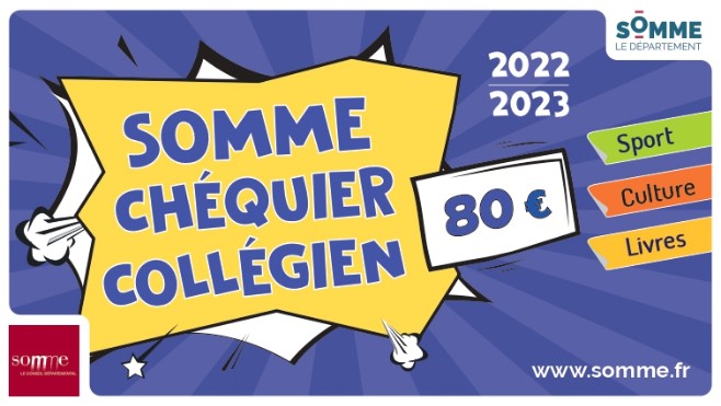 80 euros distribués aux collégiens de la Somme pour le sport et la culture 