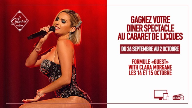 Radio 6 vous offre votre diner spectacle au CABARET DE LICQUES avec Clara Morgane