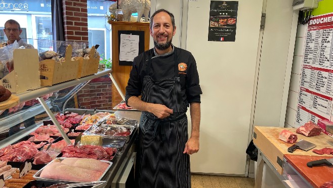 Montreuil-sur-mer: l'artisan boucher, Olivier Hetroy, a reçu le titre de Compagnon du Goût 