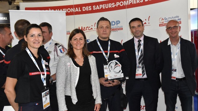 Olivier Rognon, pompier de la Somme, gagne le prix de l'Innovation avec sa ceinture qui sauve de vies