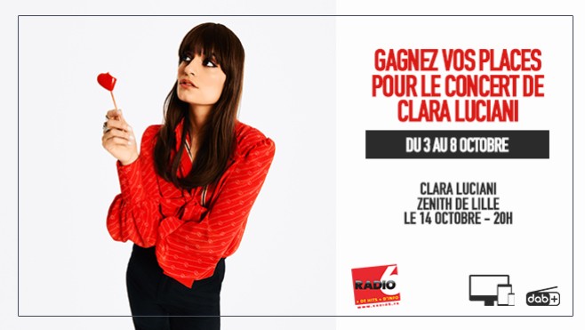 JEU SMS - Radio 6 vous invite au concert de Clara Luciani à Lille