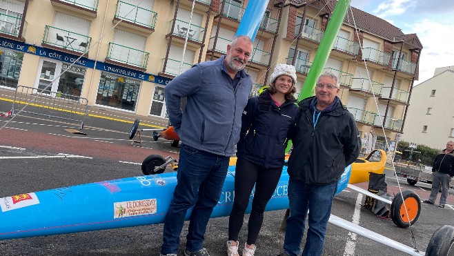 Près de 100 pilotes de char à voile attendus sur la plage de Camiers Saint Cécile pour le championnat d'Europe