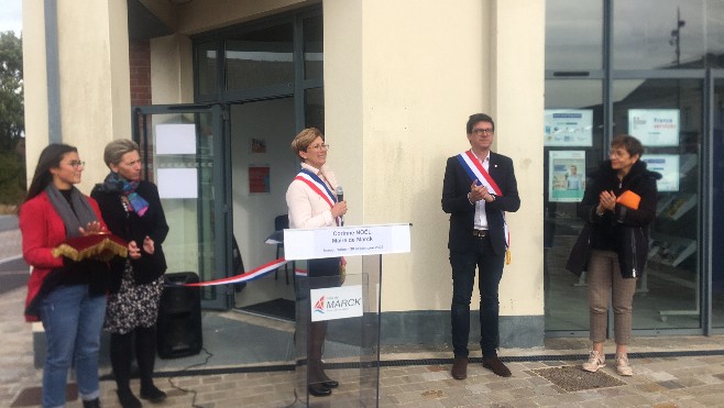 Inauguration de la maison France services à Marck