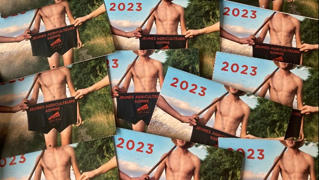 Les Jeunes Agriculteurs de la Somme se mettent à nu dans un calendrier