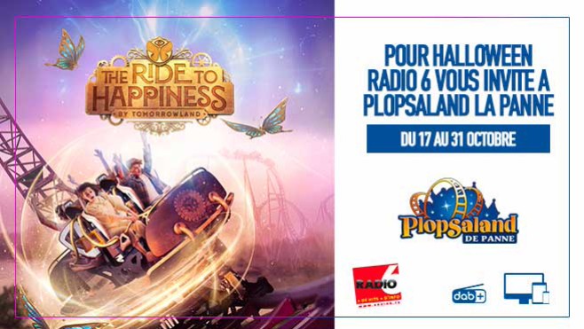 Halloween à Plopsaland La Panne avec Radio 6