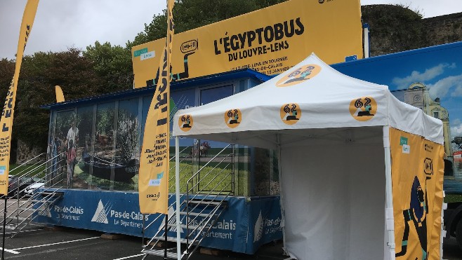 A Boulogne sur mer, un Egyptobus pour découvrir les pharaons !