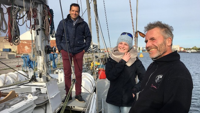 A Dunkerque, dans deux ans, Grain de Sail transformera du chocolat et du café bio transportés à la voile.