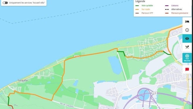 Sangatte-Blériot : les travaux de 8 km de la vélo-route maritime débutent.