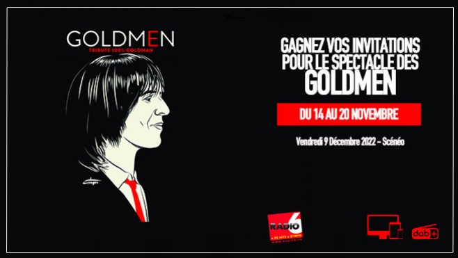 Gagnez 4 invitations pour le spectacle des GOLDMEN à Scénéo