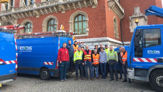 Mobilisation des agents d’Enedis sur toute la Côte d’Opale pour des revalorisations salariales