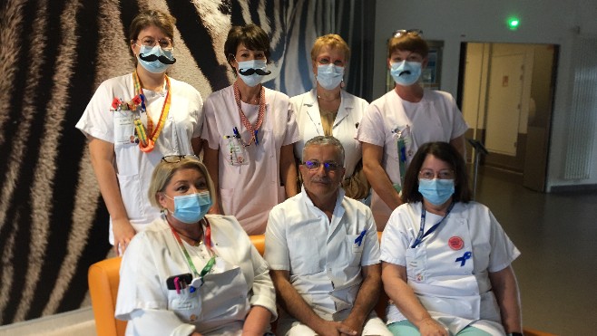 L’hôpital de Calais participe pour la première fois à Movember