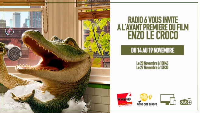 ENZO LE CROCO, un film familial à découvrir en famille avec le Pathé Cité Europe