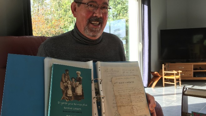 Belle-et-Houllefort : Antoine Duclercq publie les lettres de son grand-père durant la première guerre mondiale.