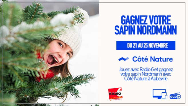 COTE NATURE A ABBEVILLE VOUS OFFRE VOTRE SAPIN NORDMANN