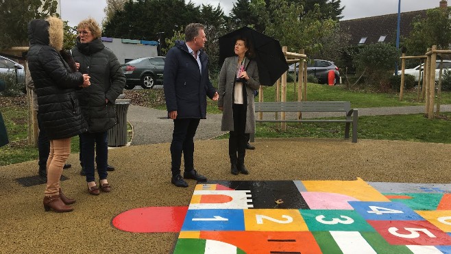 Le Portel a inauguré de nouveaux espaces verts et de détente Joséphine Baker et Marguerite Duras.