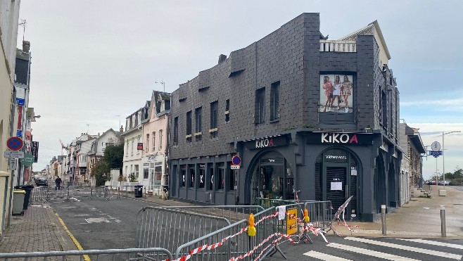 Evacuation d’un magasin à Berck en raison de fissures importantes