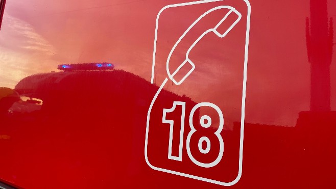 Un homme coincé sous une voiture en urgence absolue à Marquise