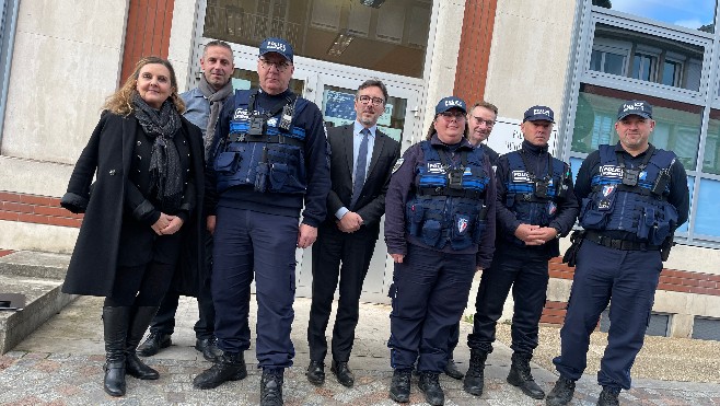 La police municipale d'Abbeville désormais équipée de caméras piétons