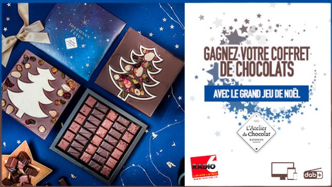GRAND JEU DE NOËL - Gagnez 50€ de chocolats avec l'Atelier du Chocolat de Calais + 10€ en chèque cadeau