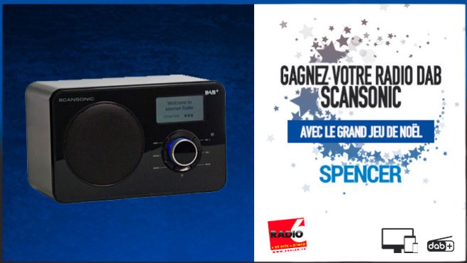 GRAND JEU DE NOËL - Gagnez une radio internet DAB avec Spencer (219€)