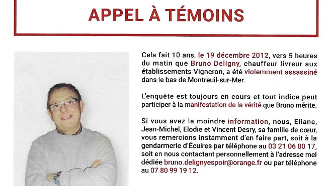 Dix ans après l'assasinat de Bruno Deligny à Montreuil, ses proches cherchent des réponses 