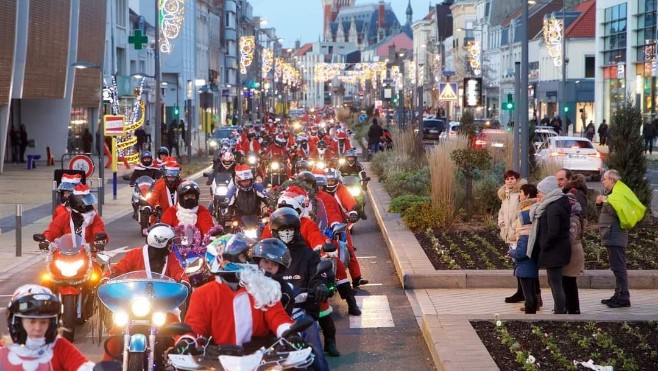 Les Pères Noël à moto défilent ce samedi à Calais