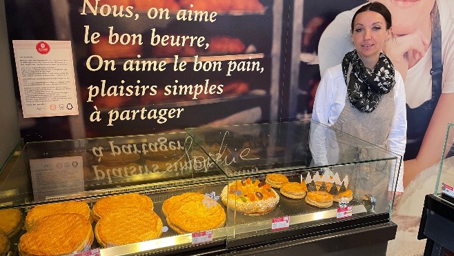 A la boulangerie Sophie Lebreuilly d'Abbeville, 600 galettes vont être vendues en ce début d'année 