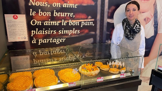 A la boulangerie Sophie Lebreuilly d'Abbeville, 600 galettes vont être vendues en ce début d'année