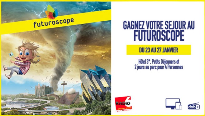 JEU SMS - Ecoutez Radio 6 et gagnez votre séjour au Futuroscope d'une valeur de 470€ ! Avec Radio 6 découvrez CHASSEURS DE TORNADES