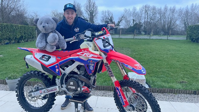 Maxime Duhamel sera au départ de l'Enduropale du Touquet pour les Ptits Doudous du CHAM 